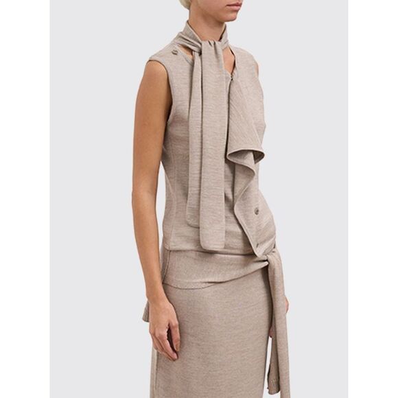 Lemaire Waistcoat Woman Yellow Cream - Picture 3 of 4